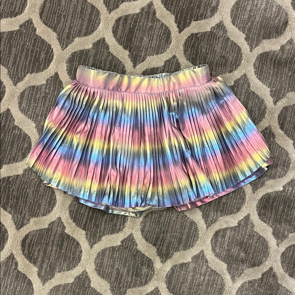 MIA Multicolor Pleated Kids Skirt